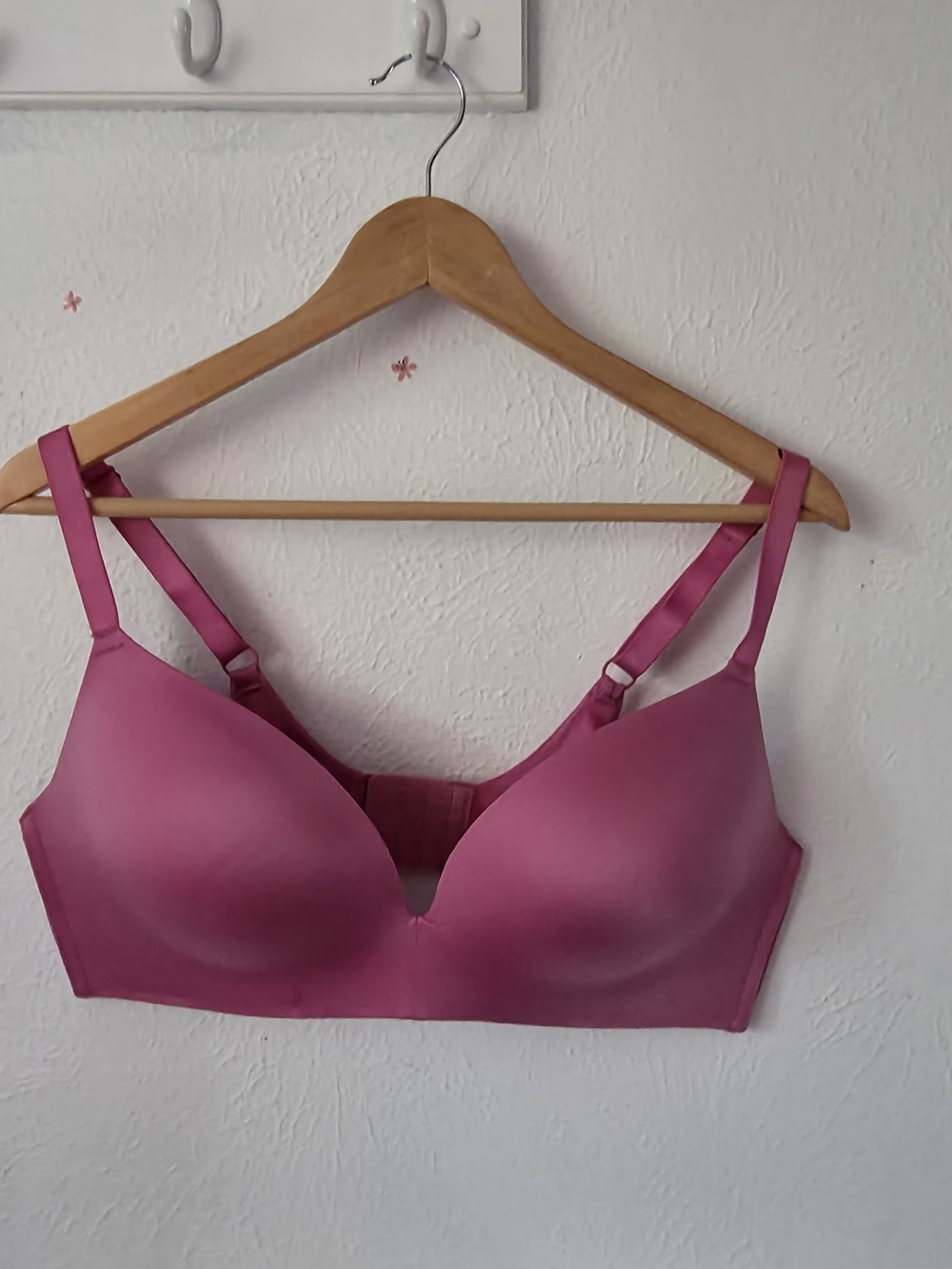 Auden Wireless Molded Bra in Rose